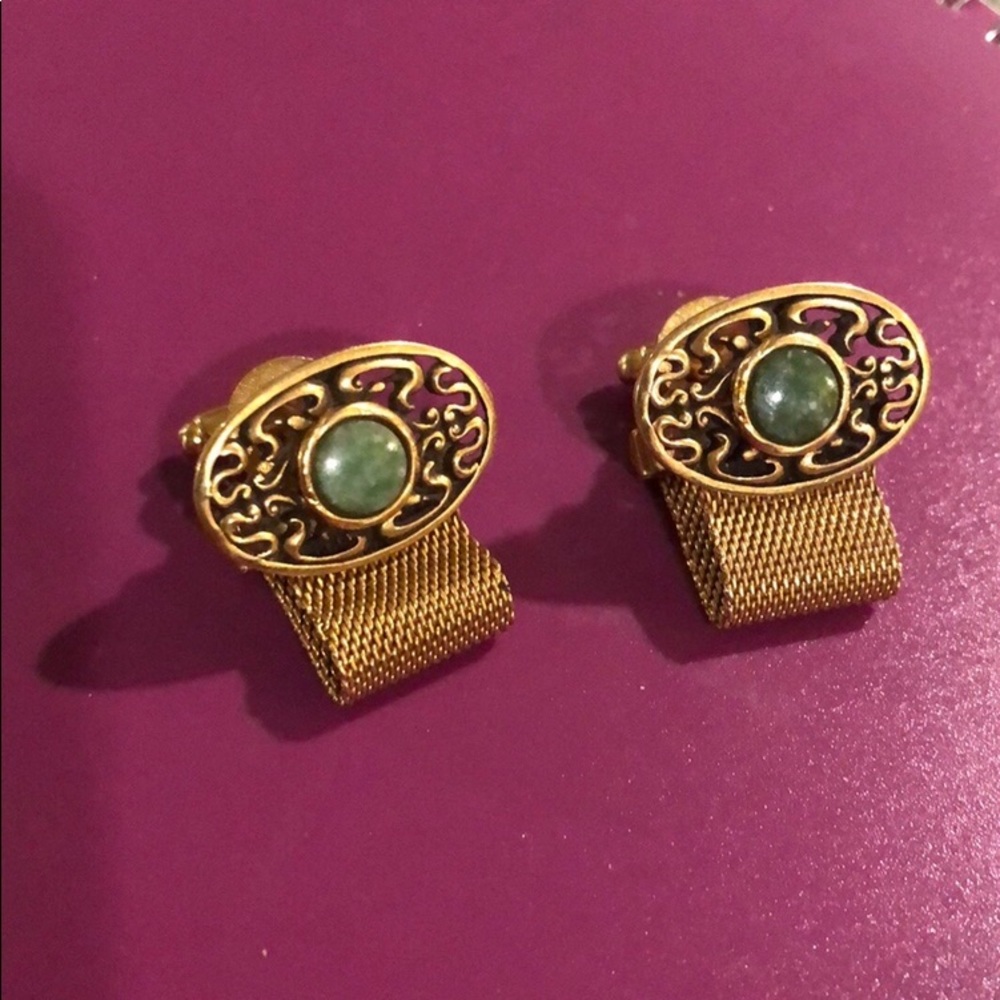 Vintage Gold tone cuff links